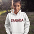 Say hello to the Oh-Canada Hoodie, featuring "Canada" in bold red and black plaid lettering that screams “I’m Canadian, and yes, I’m cozy!”